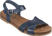 Cosmos Tess leren sandaal blauw - maat 43