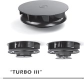 Mechanische dakventilator Turbo 3 zwart (compact formaat)