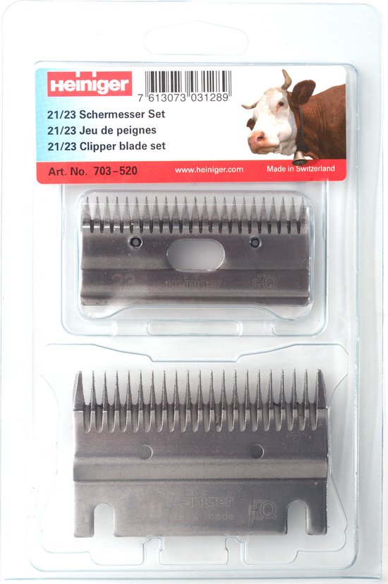 Heiniger Scheermessenset voor Vee 21/23