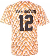 EK 88 Voetbalshirt van Basten 1988 - Oranje shirt - Voetbalshirts Kinderen - Jongens en Meisjes - Sportshirts - Volwassenen - Heren en Dames-S