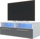 Maison’s TV meubel – TV kast meubel – TV kast – Wit/Grijs – 45.5x100x34.5