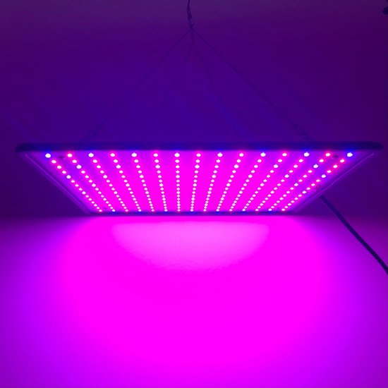 a sunny day LED groeilamp - grow light - kweeklamp - versnelt groei en ontwikkeling - groeilamp rood blauw - 45 Watt - 30 x 30 cm - 225 LEDs
