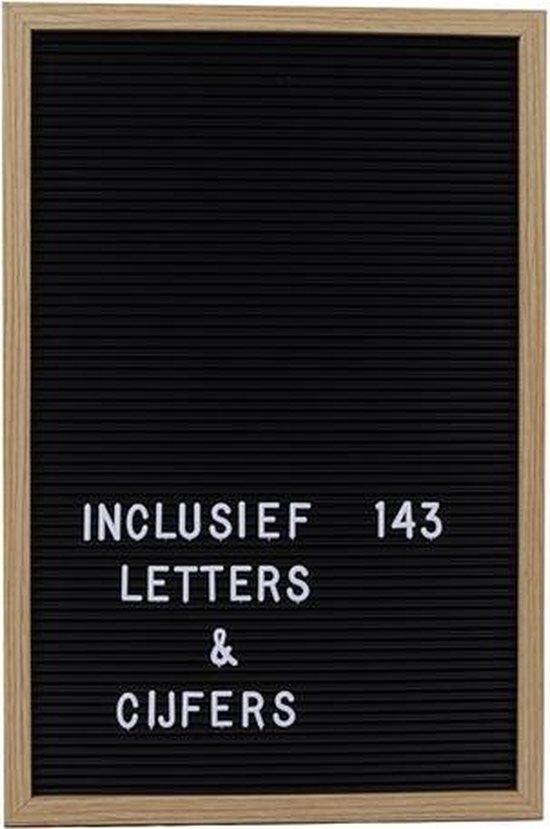 Letterbord goud 143-letters 30x45cm | bol