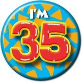 Paperdreams - Button - Klein - I'm 35