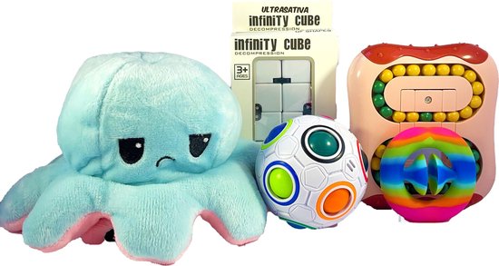 fidget pack with flippy octopus