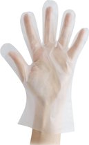 TPE wegwerp handschoen transparant - maat L - 200 stuks - latex vrij