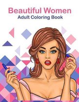 Beautiful women adult coloring book