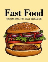 Fast food coloring book