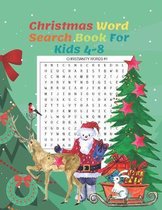 Christmas Word Search Book For Kids 4-8