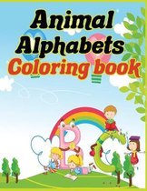 Animal alphabets coloring book