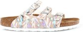 Birkenstock Florida Dames Slippers Floral Fades Crystal Rose Narrow-fit | Roze | Imitatieleer | Maat 41