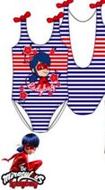 Miraculous Ladybug badpak - blauw - maat 128 / 8 jaar