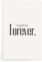 Walljar - Together Forever - Muurdecoratie - Poster