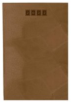 Brepols Agenda 2022 - Delta - Lucca  hard cover - 8,1 x 12 cm - Bruin