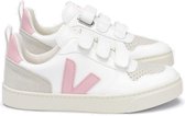 Veja V10 Velcro CWL junior schoenen wit