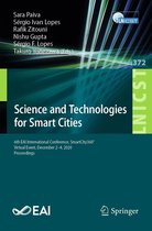 Lecture Notes of the Institute for Computer Sciences, Social Informatics and Telecommunications Engineering 372 - Science and Technologies for Smart Cities