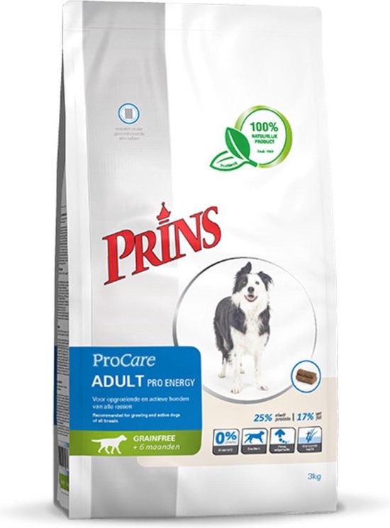 Prins - ProCare Grainfree Adult Pro Energy - Hondenvoer - 12 kg