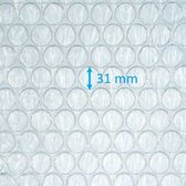 Specipack® Noppenfolie grote noppen - Ideaal om breekbare spullen te verpakken - Luchtkussenfolie - Effectief voor verpakkingsmaterialen - Verpakkingsfolie - 100 cm x 25 m x 100 MY