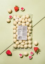 KoRo | Gevriesdroogde aardbeien in witte chocolade 500 g