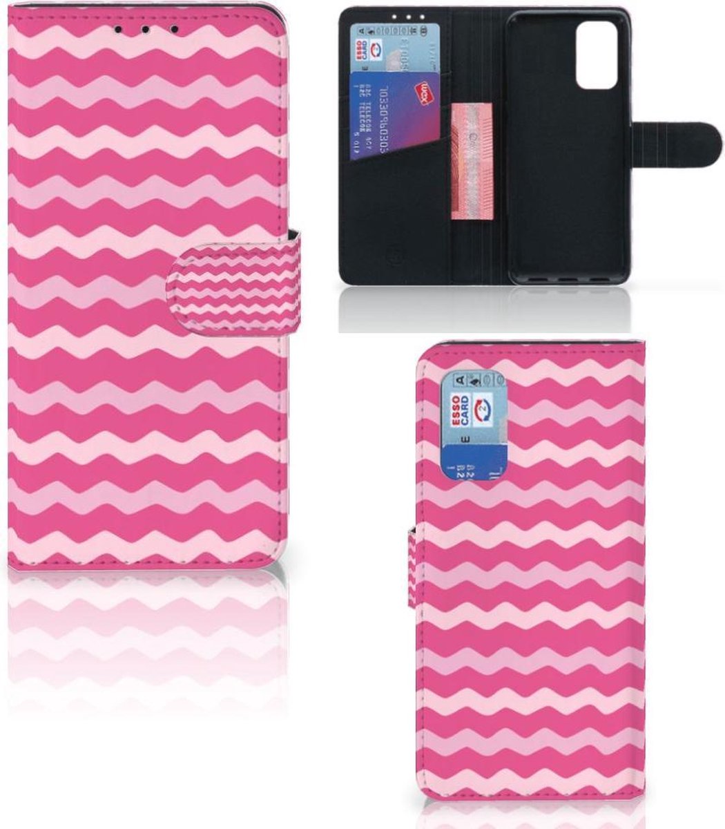 Samsung Galaxy A32 4G Telefoon Hoesje Waves Pink