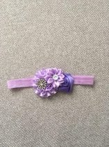 Haarband Meisje - Hoofdband  voor Meisjes - Meisjes Haaraccessoires - Kind - Haarband Bloem - Lavendel