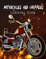 Motorcycles and Choppers Coloring Book