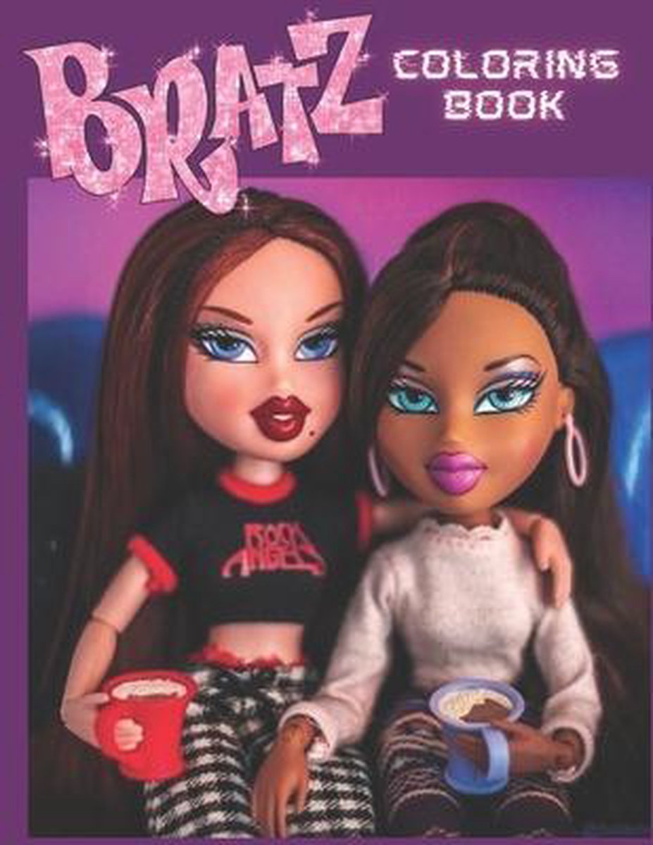 Bratz Coloring Book: 50+ coloring pages, on single side pages