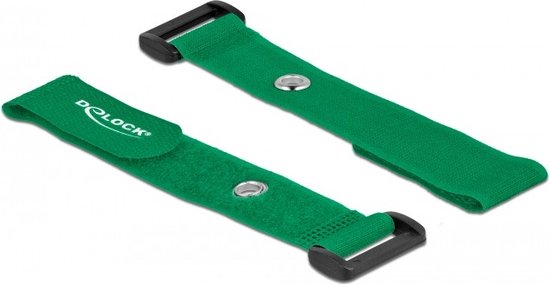 Infitronic klittenband kabelbinders met metalen oogje 20 x 300 mm
