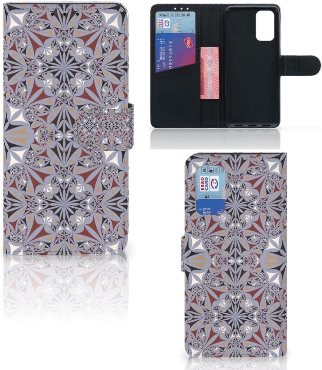 Samsung Galaxy A32 4G Bookcase Flower Tiles