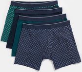 WE Fashion Heren boxershorts, 4-pack