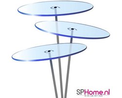 Cazador Del Sol Zonnevangers - tuin decoratie voor buiten - Ø150mm x 120cm Blauw Set3