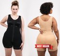 Bella Fit™ Tess - lange afslank body shapewear met haakjes - naadloos