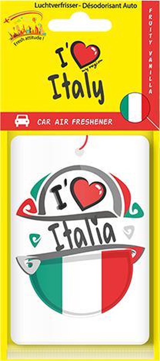 Luchtverfrisser I LOVE MY REGION “Italy”