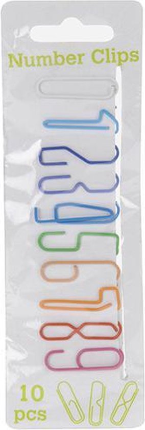 trombones Chiffres 10 pièces