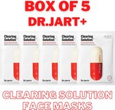 Dr.Jart+ Clearing Solution Box Set - 5 Clearing Solution Face Masks - Brightening - Skin Glow - Anti Age - Repair - Cruelty Free - All Skin Types - Gezichtsmasker Set - K Beauty 20
