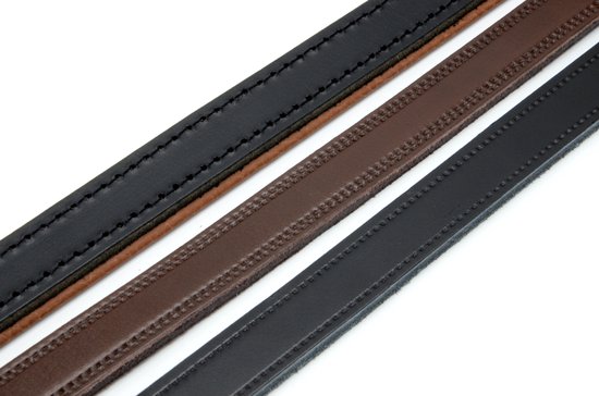 Hondenriem country leer handenvrij 12mm breed 200 cm lang Hondenriem country leer handenvrij 12mm breed 200 cm lang