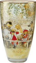 Goebel - Carl Larsson | Vaas Ontbijt onder de berk 25 | Artis Orbis - glas - 25cm - met echt goud