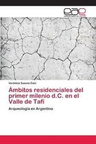 Ambitos residenciales del primer milenio d.C. en el Valle de Tafi