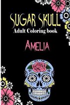 Amelia Sugar Skull, Adult Coloring Book