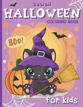 Kawaii Halloween Coloring Book for kids