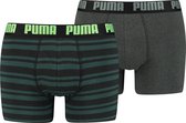 PUMA HERITAGE STRIPE  2P Heren Boxershort - Maat M