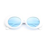 Vintage Kurt Cobain Zonnebril - Wit met Blauw