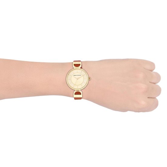 Armani Exchange Goudkleurig Vrouwen Horloge AX5324 | bol.com