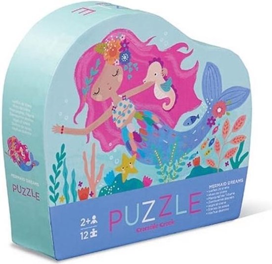 Crocodile Creek - Zeemeermin puzzel - Mermaid Dreams - 12 stukjes - vanaf 2 jaar