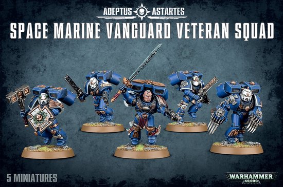 Warhammer 40.000 Space Marines Vanguard Veteran Squad