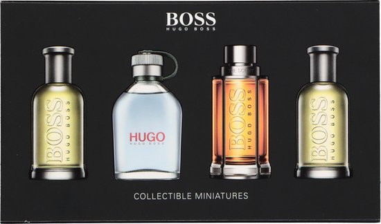 Assortiment wenkbrauw Oost Timor Heren cadeauset: HUGO BOSS Collectible miniatures | bol.com