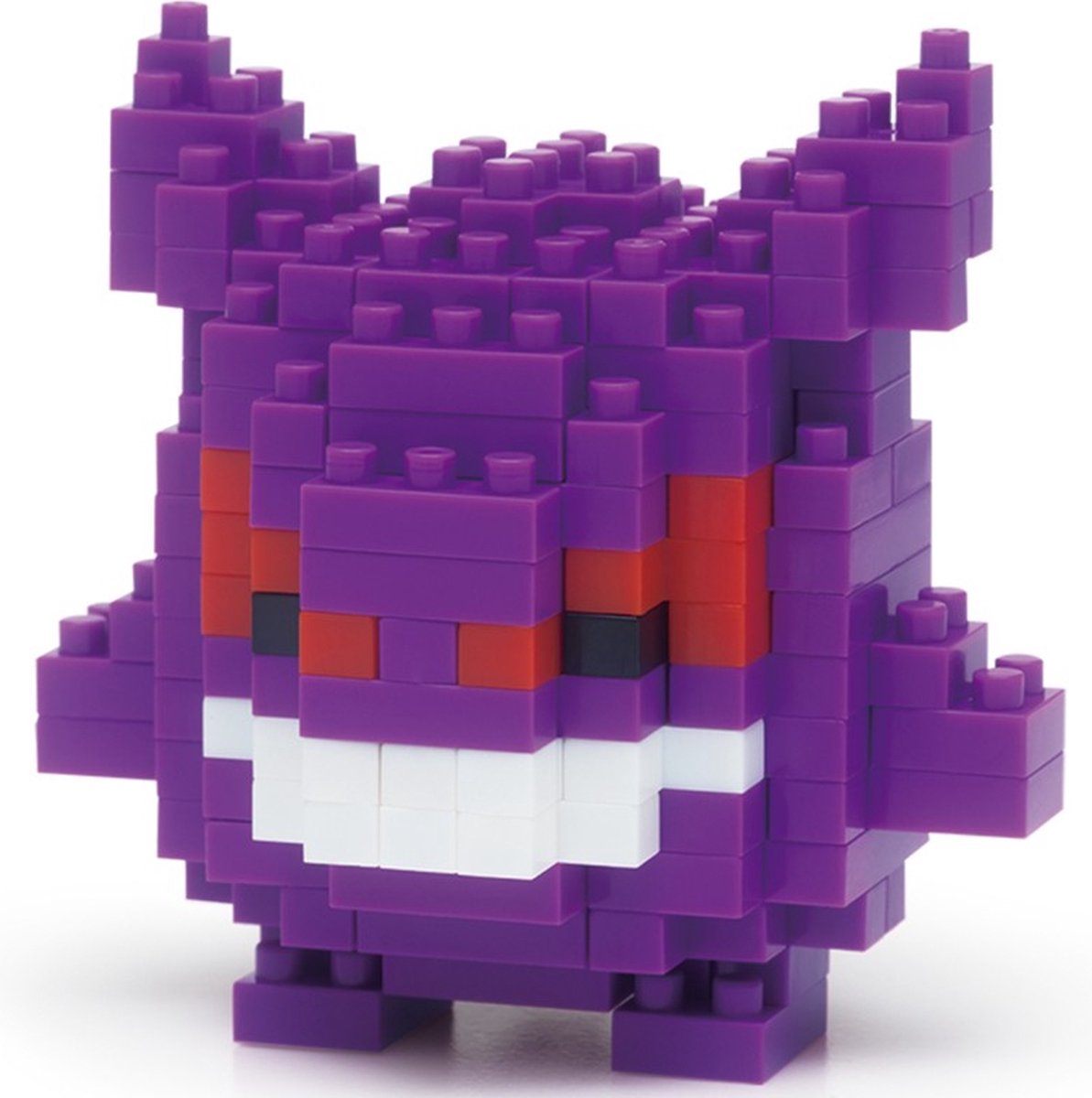Bandai - Nanoblock - Gengar - Pokémon - Mini Brick Figuur - Bouwset - Pixel Gengar (Gengar) Pokémon Figuur Bouwpakket - NBPM007