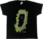 Anha'Lore Designs - Spookje - Kinder t-shirt - Zwart - 7/8j (128)