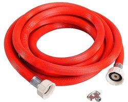 Gewapende vulslang voor bijvullen cv installatie - vulslangset - 3.5 mtr - slang CV met ontluchtersleuteltje