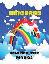Unicorns coloring book for kids
